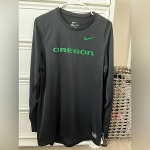 Oregon dri-fit Nike Elite long sleeve shirt